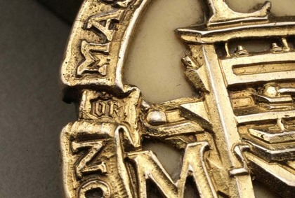 Omar Ramsden Silver Badge of Office - The London Master Printers Association